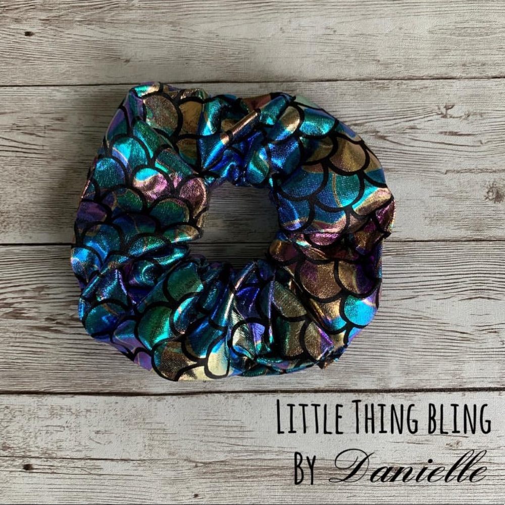 Mermaid Hair Scrunchie for kids or adults 🧜🏽‍♀️